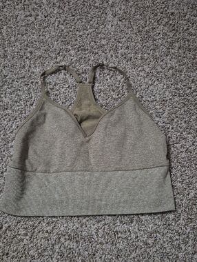 Victoria's Secret Olive Seamless Racerback Sports Bralette